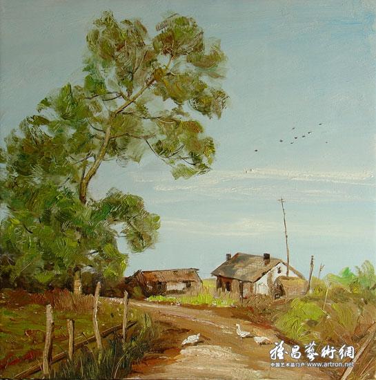 夏_北方风景系列在线作品展_王冠英作品展_王冠英在线