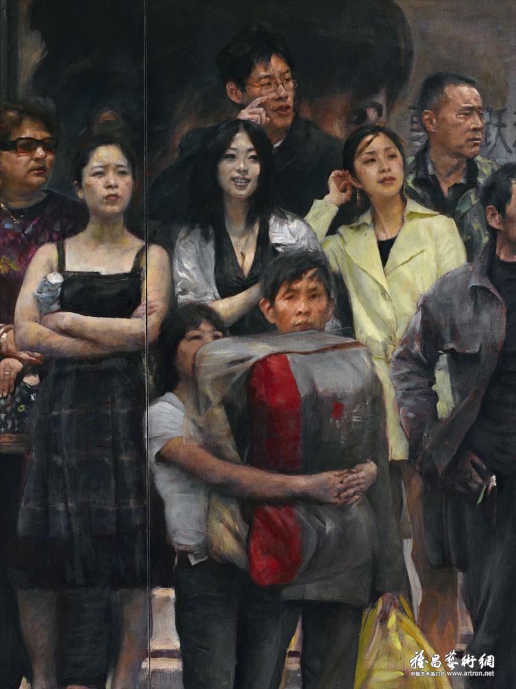 等(局部)155_作品《等》在线展_尚丁作品展_尚丁在线