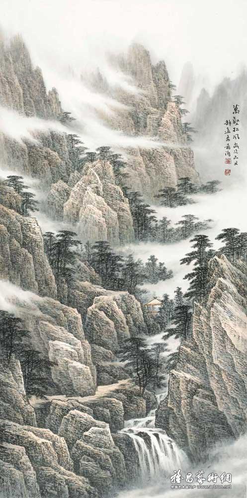 万壑松风_董希源—山水画专集_董希源作品展_董希源在线作品_董希源