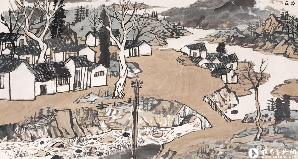 山水作品085_山水作品在线展_何家安作品展_何家安在线作品_何家安