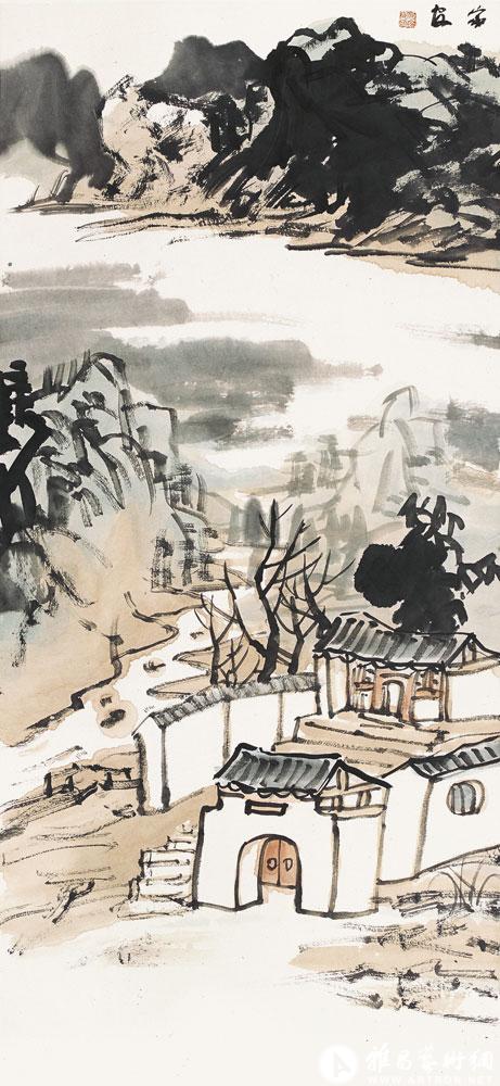 山水作品112_山水作品在线展_何家安作品展_何家安_-.