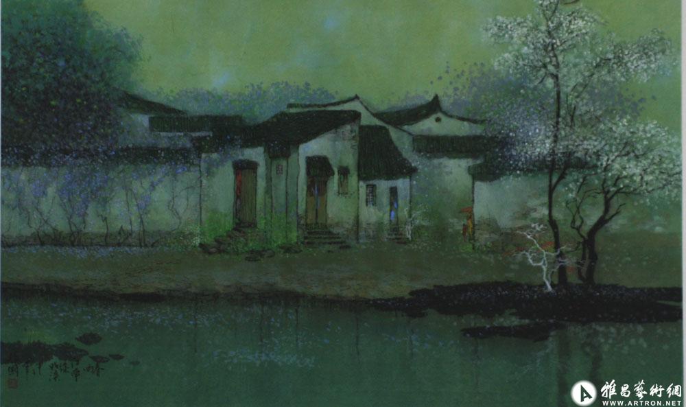 春雨江南绿如染