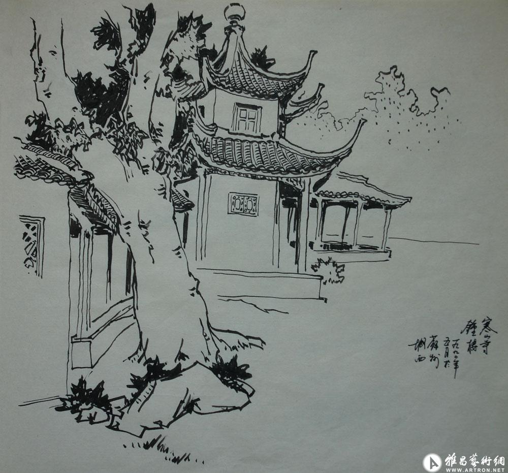 白描风景 001