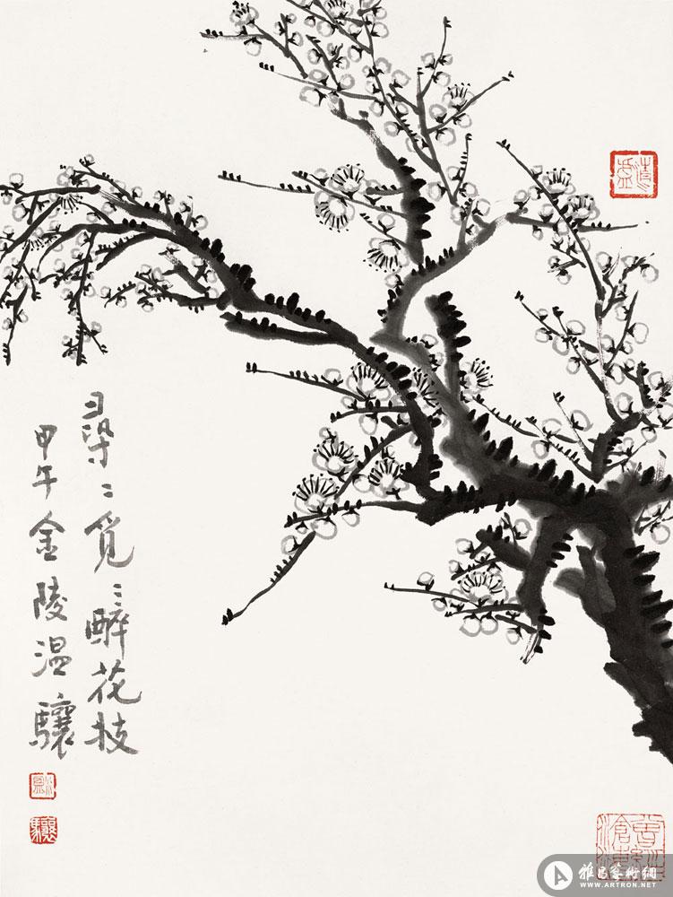 无题系列之五_国画花鸟作品集_温骧作品展_温骧在线