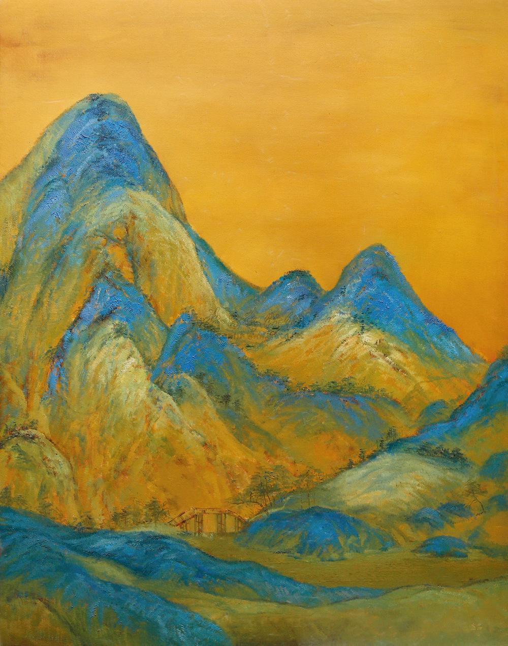 06562008年作千里江山图之一布面油画
