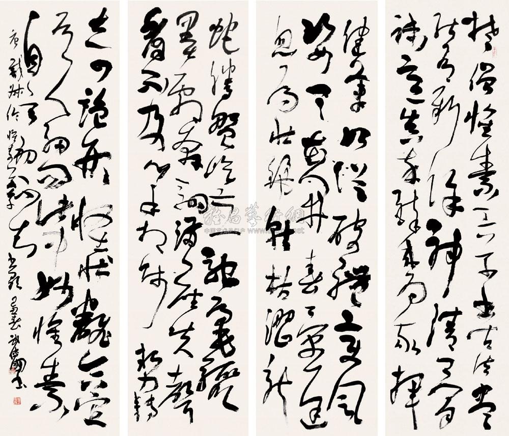 0247 2009年作 怀素上人草书歌 立轴 水墨纸本