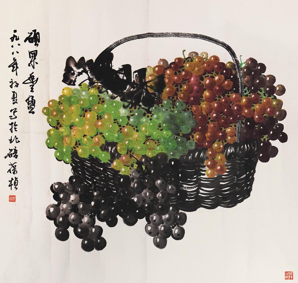 【硕果累累 设色纸本】拍卖品_图片_价格_鉴赏_绘画
