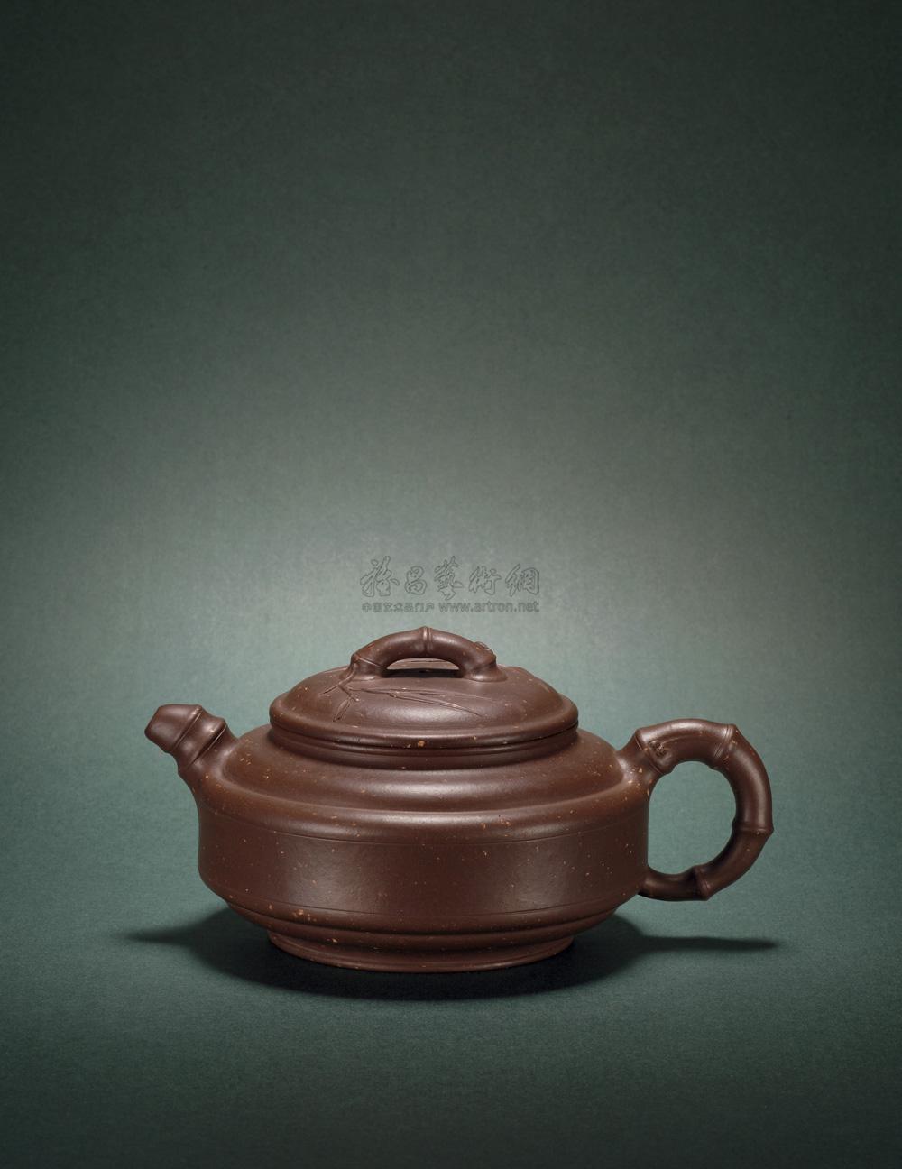 【江建祥 双线竹鼓壶】拍卖品_图片_价格_鉴赏_紫砂
