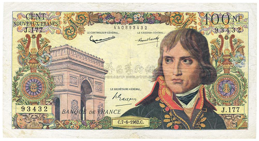 4034 法国1962年100新法郎