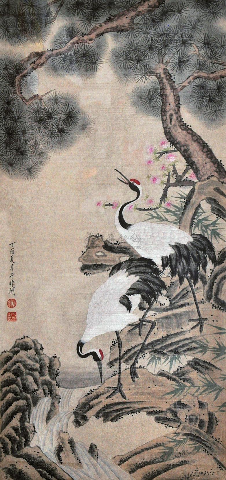 0074 松鹤图 软片