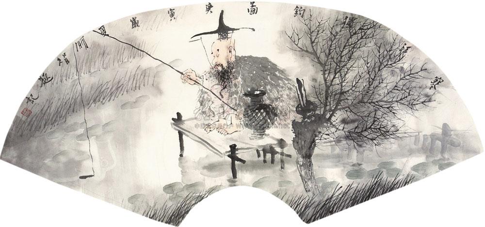 0026 寒江独钓图 软片