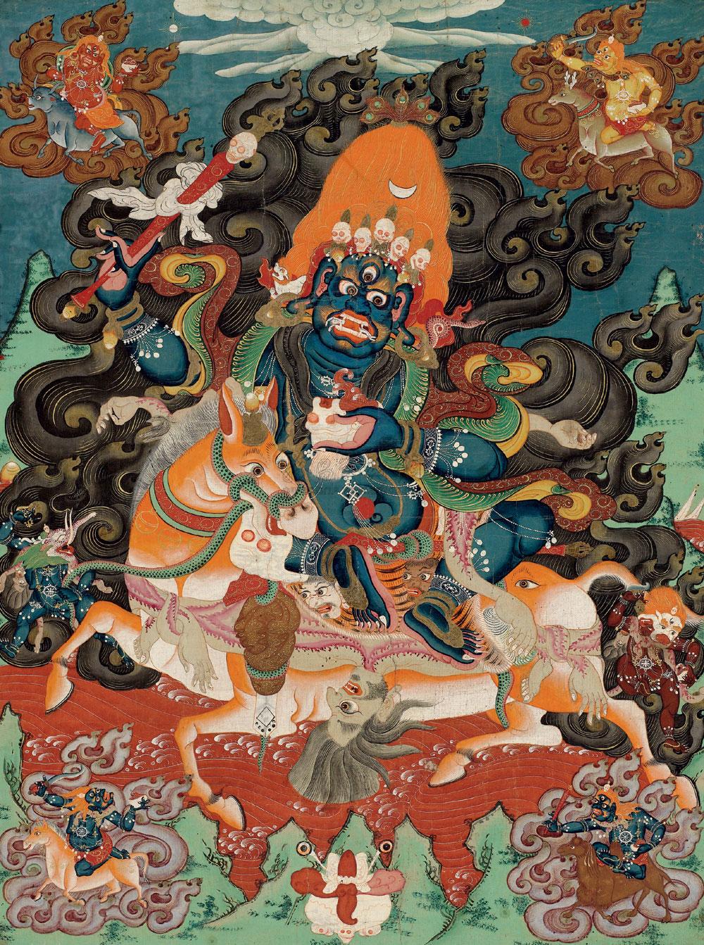 3293清吉祥天母唐卡