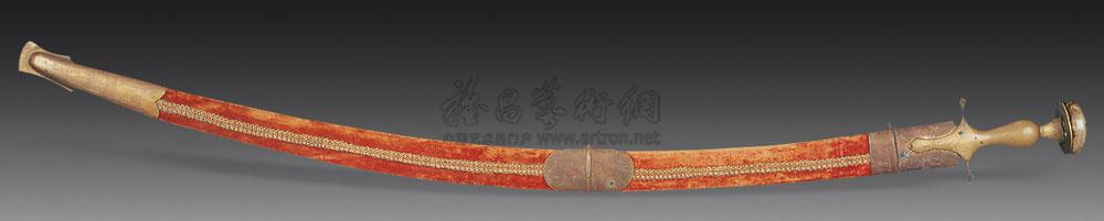 1608 印度铜柄弯刀