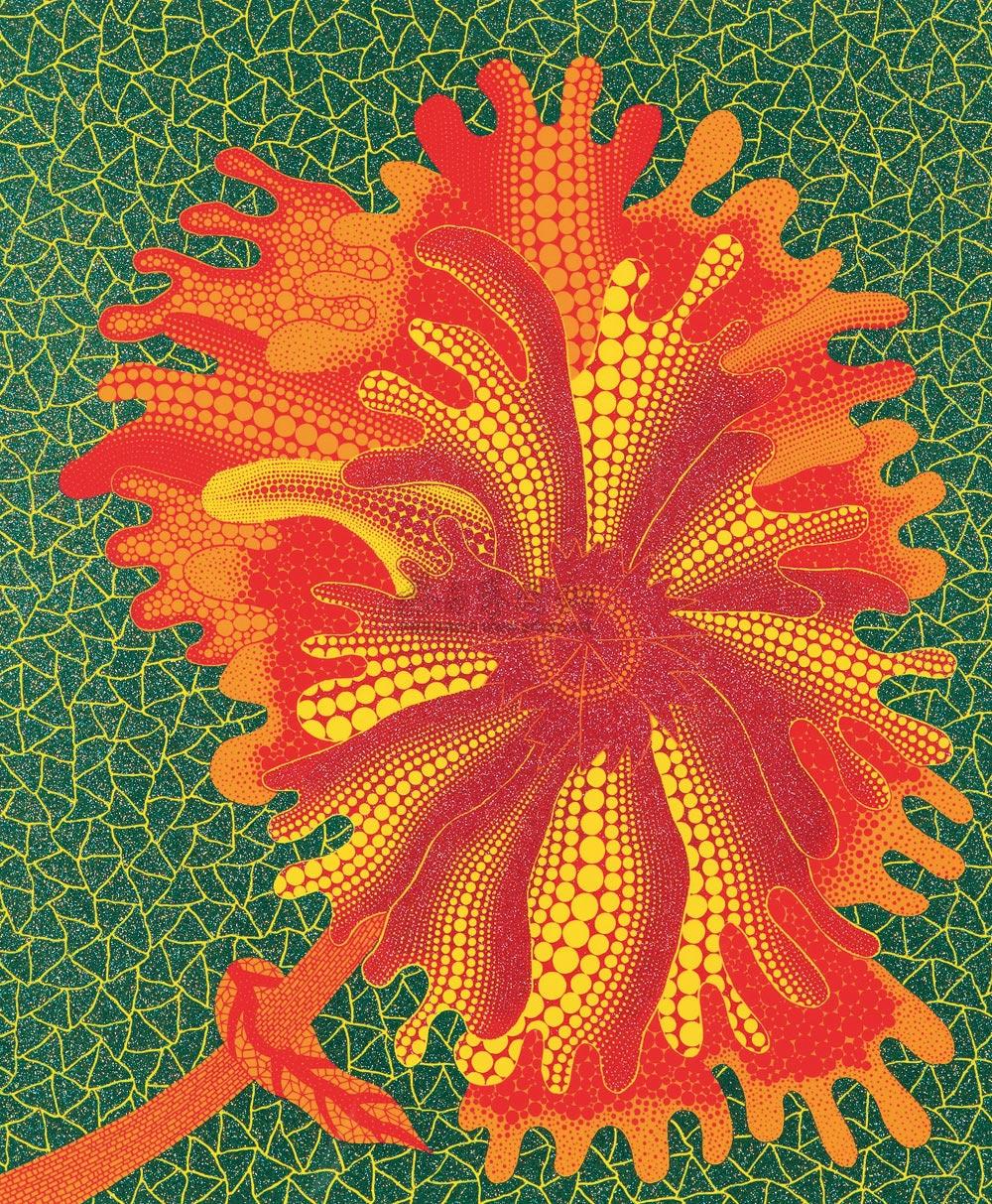 0333 2005年作 flowers a 丝网版画 21/50