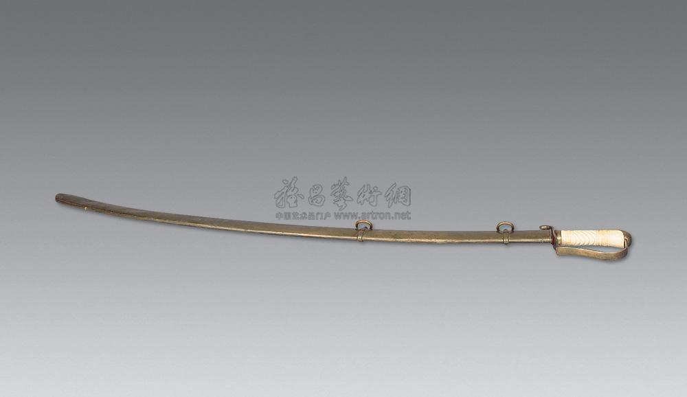 150819世纪象牙柄指挥刀