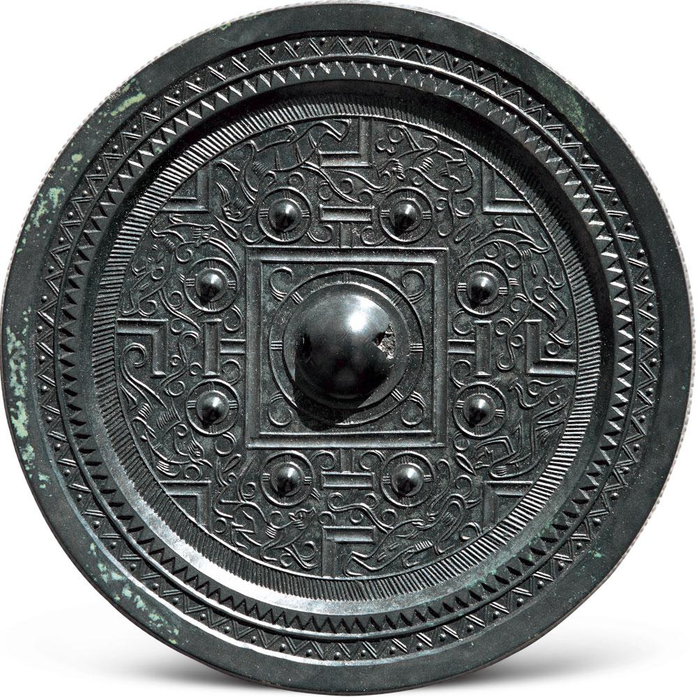 【汉代 瑞兽规矩纹镜】拍卖品_图片_价格_鉴赏_铜器
