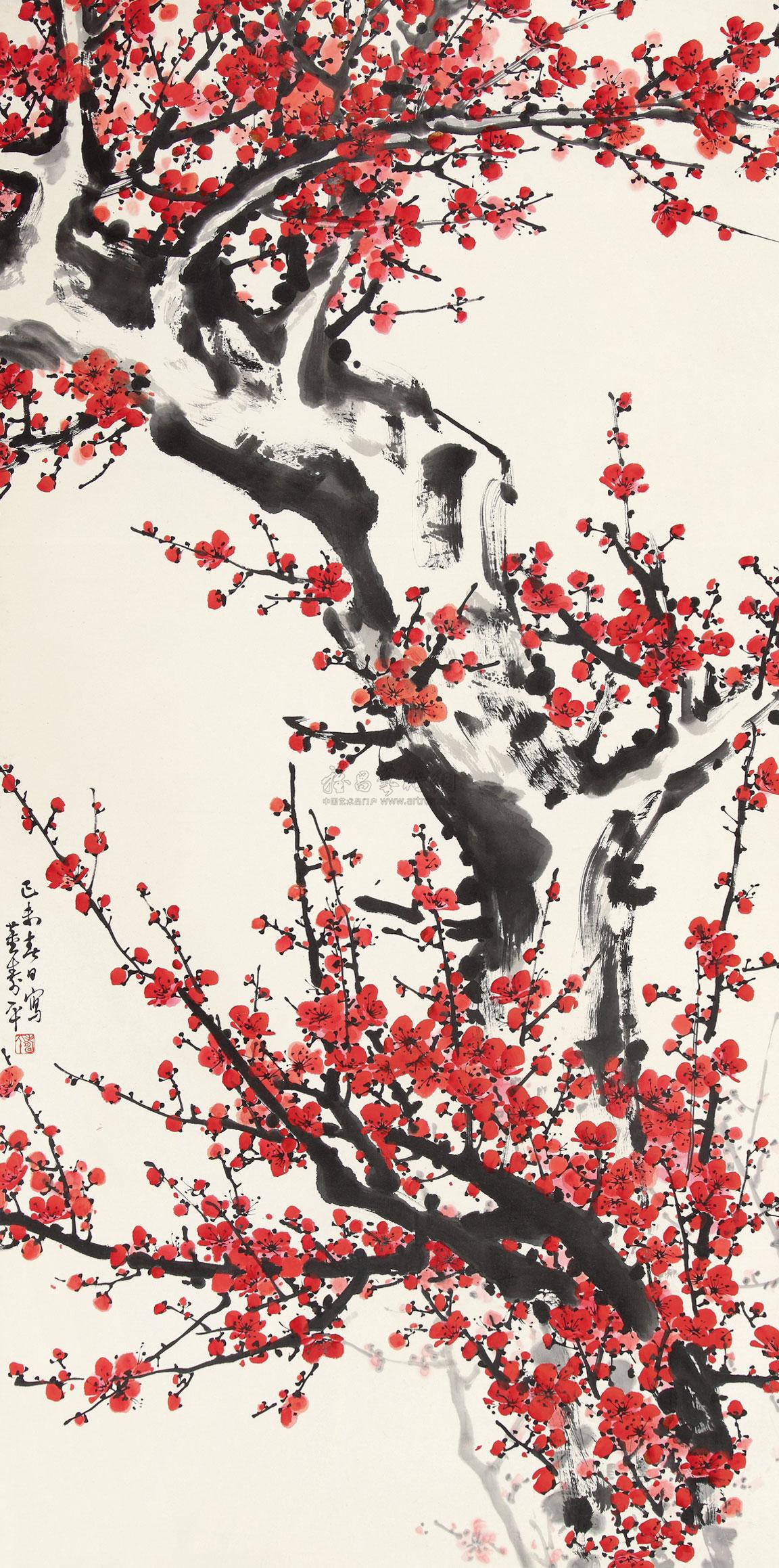 董寿平 尺寸 136×69cm 作品分类 中国书画>绘画