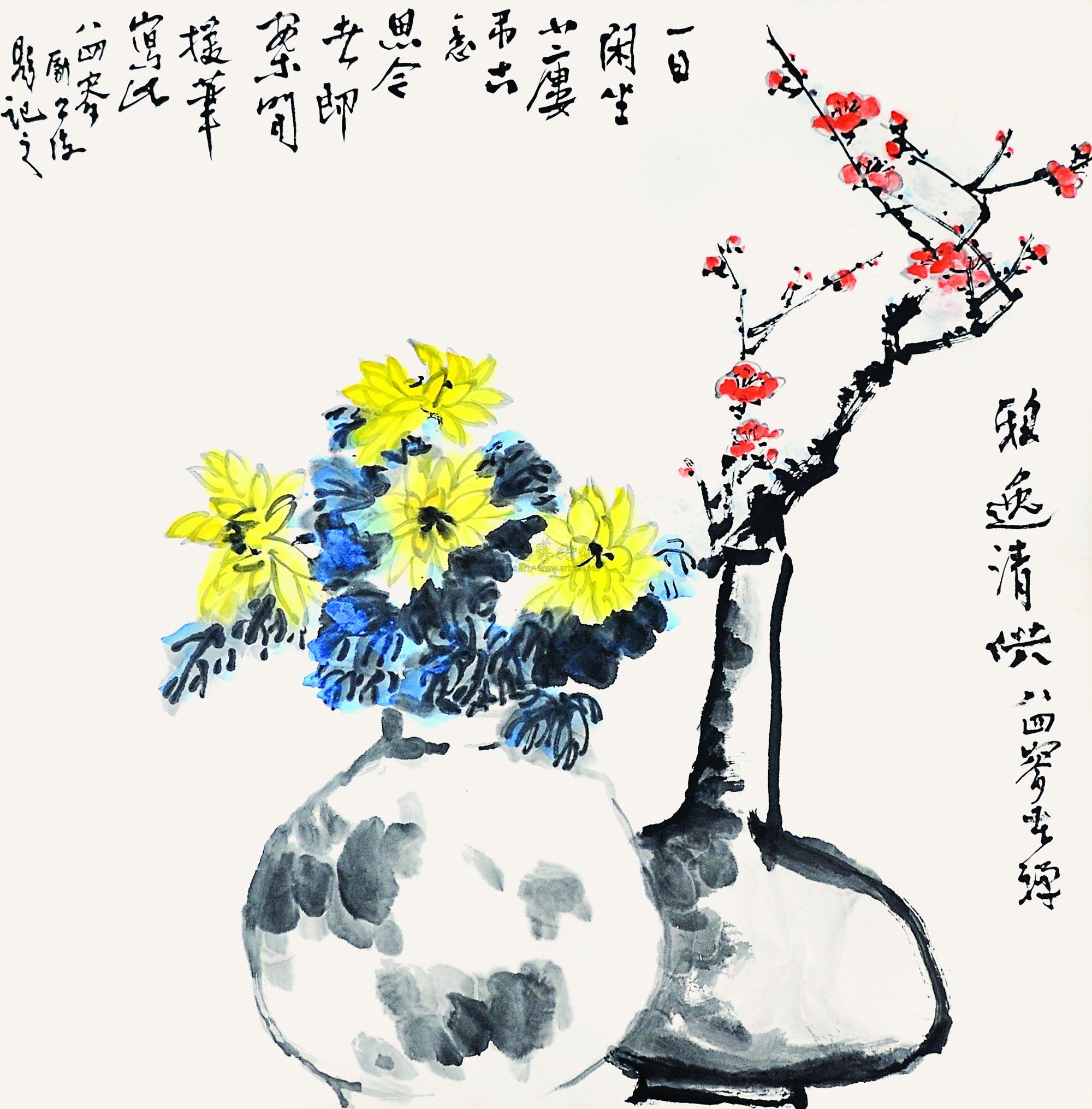 0627雅逸清供镜片纸本