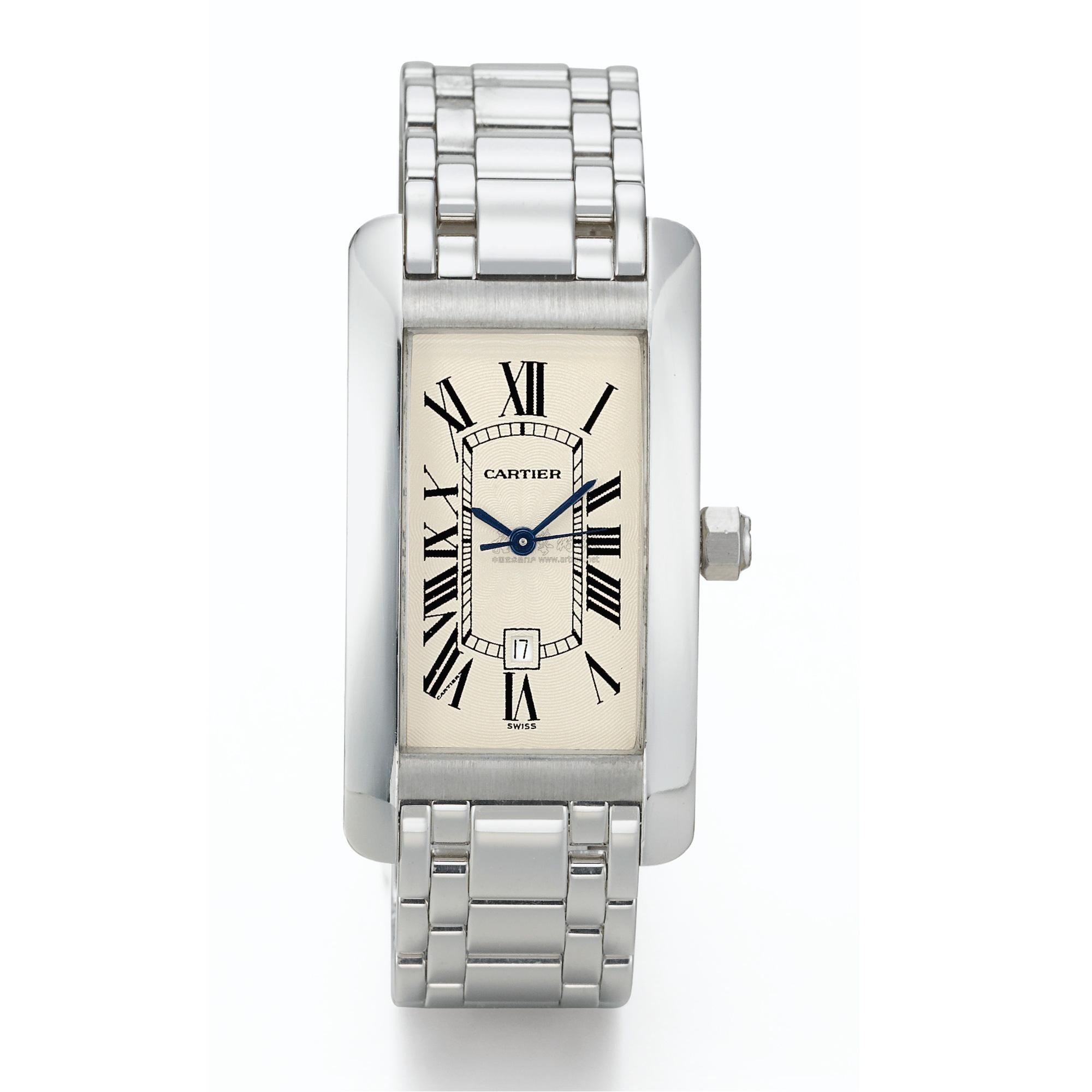 2331 cartier a white gold automatic rectangular ce