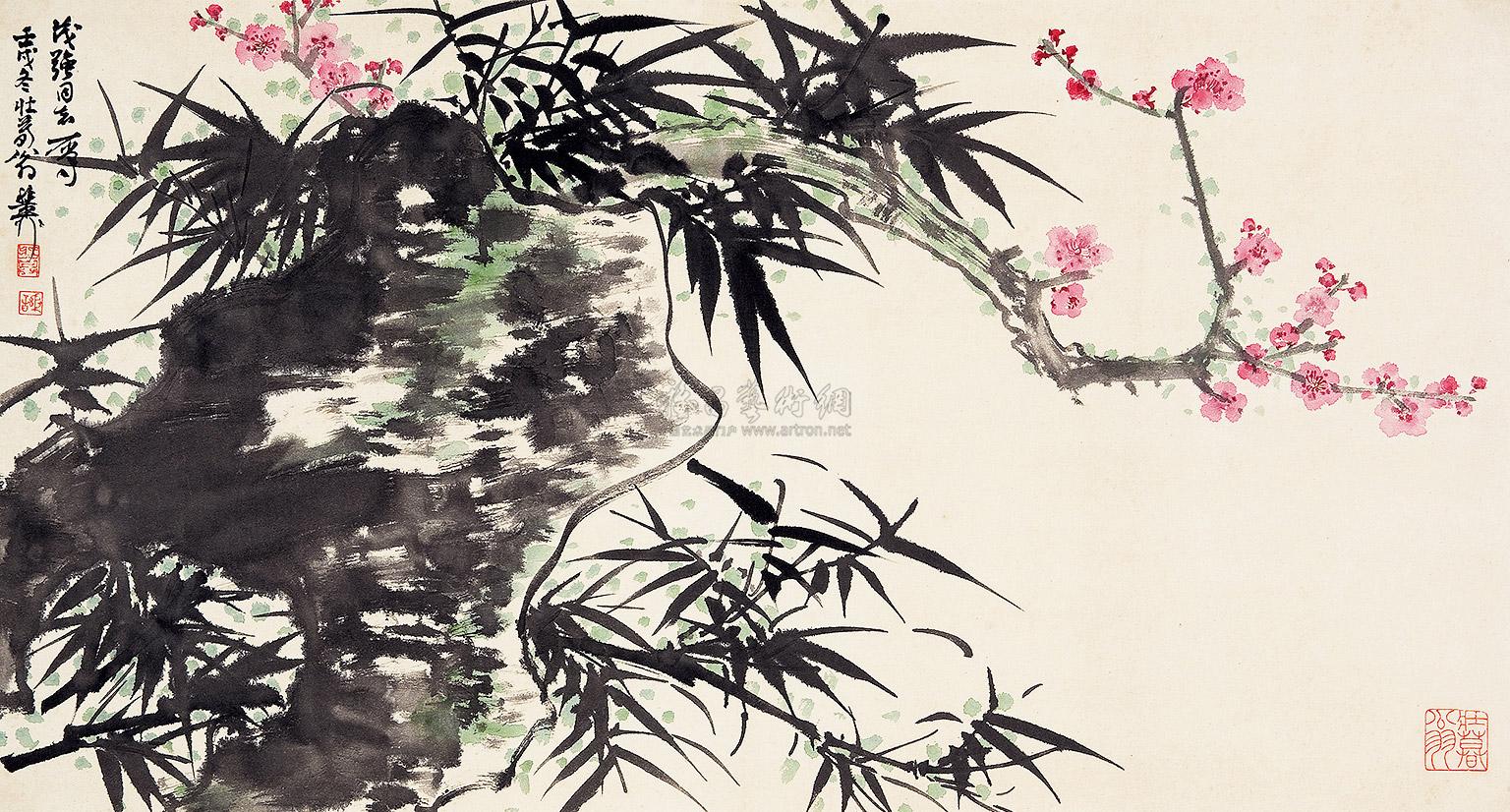 0042 梅竹双清