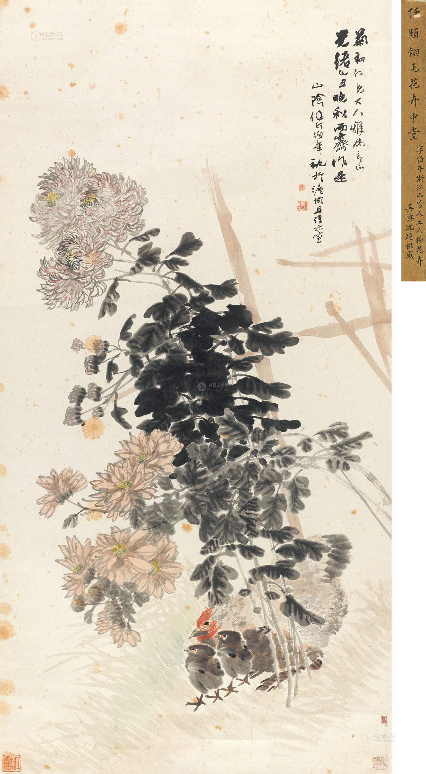 支持鼠标滚轮缩放区域大小 1-5/125 拍品信息 作者    任伯年(1840