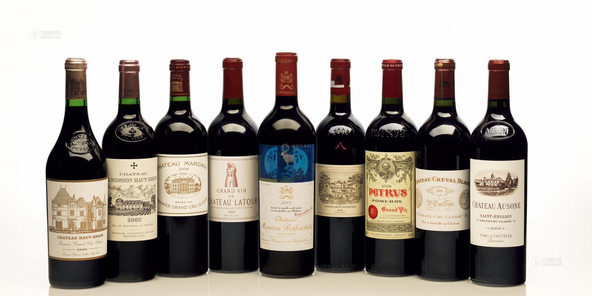 0672 波尔多顶级名庄套 2008 top bordeaux collection