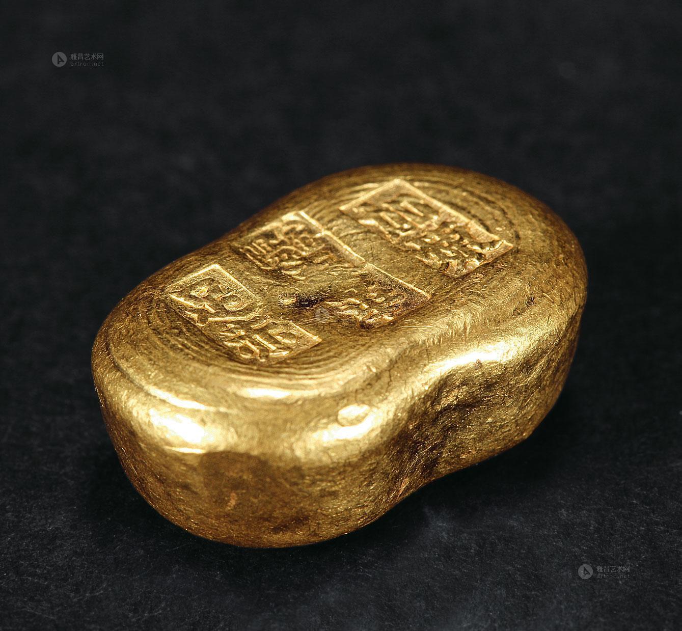 0269 清 黄金元宝