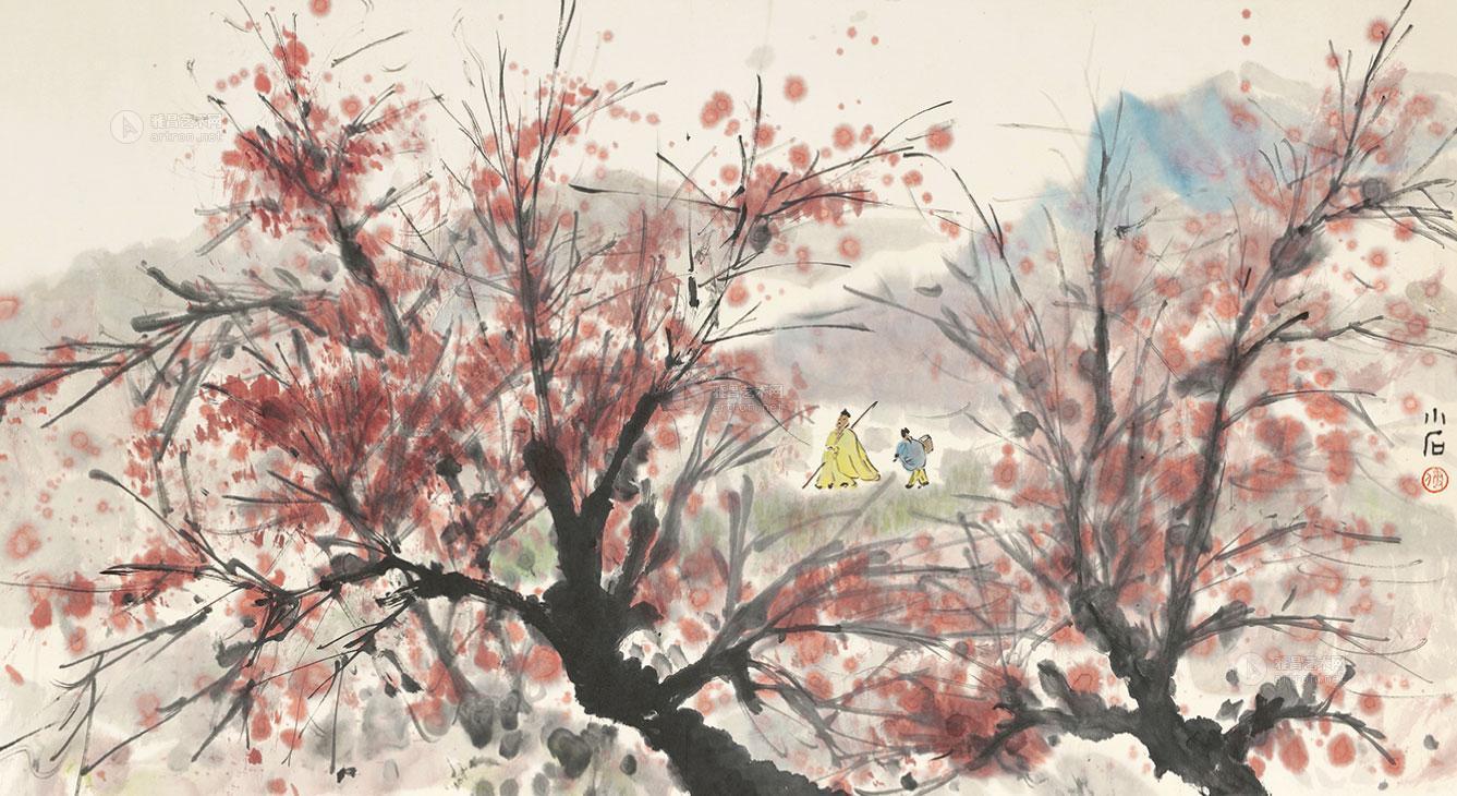 【桃花源 镜心】拍卖品_图片_价格_鉴赏_绘画_雅昌品