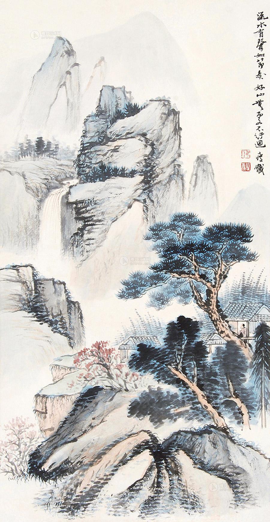 0085 幽居图 立轴
