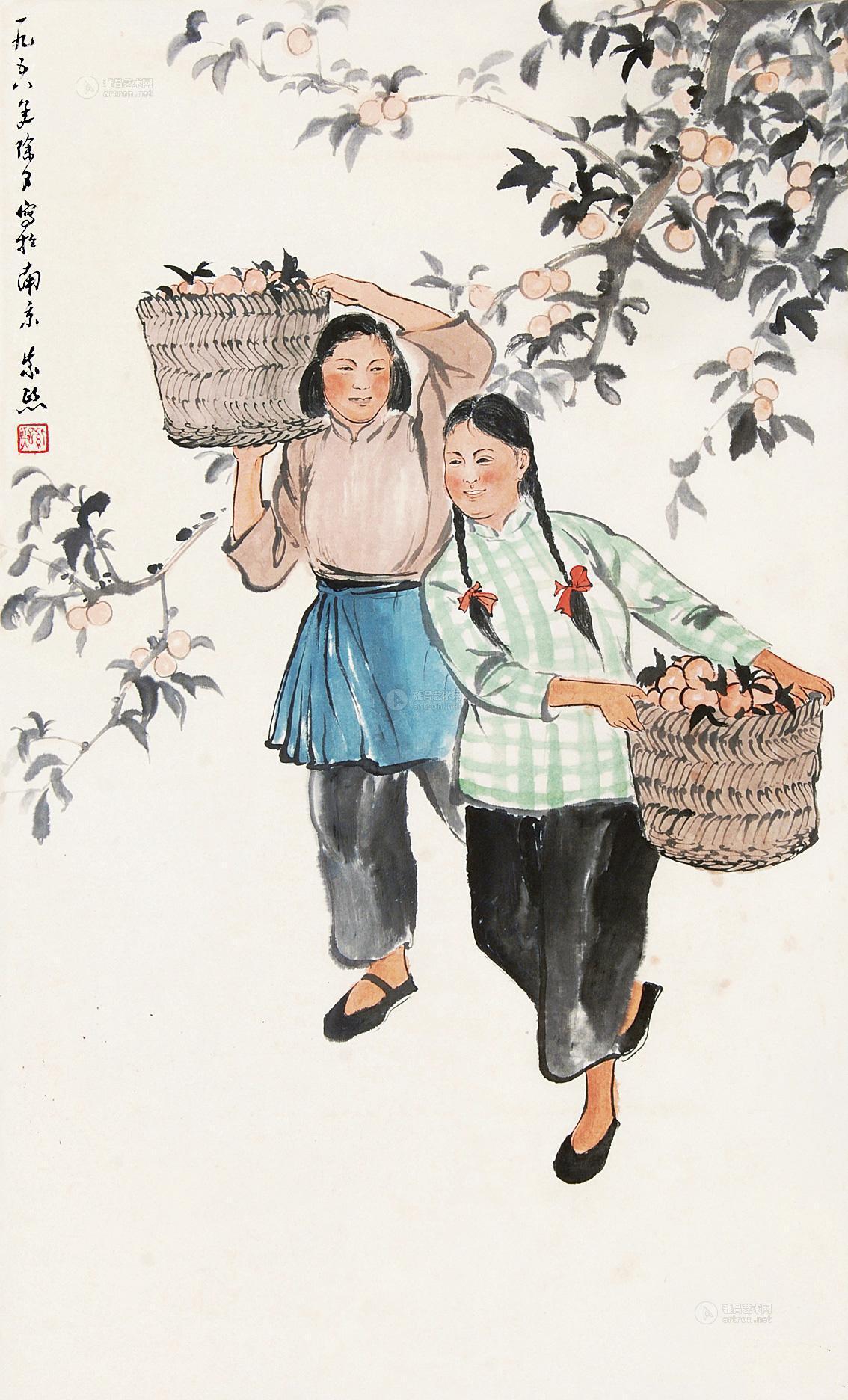 0302 丰收图 立轴 纸本
