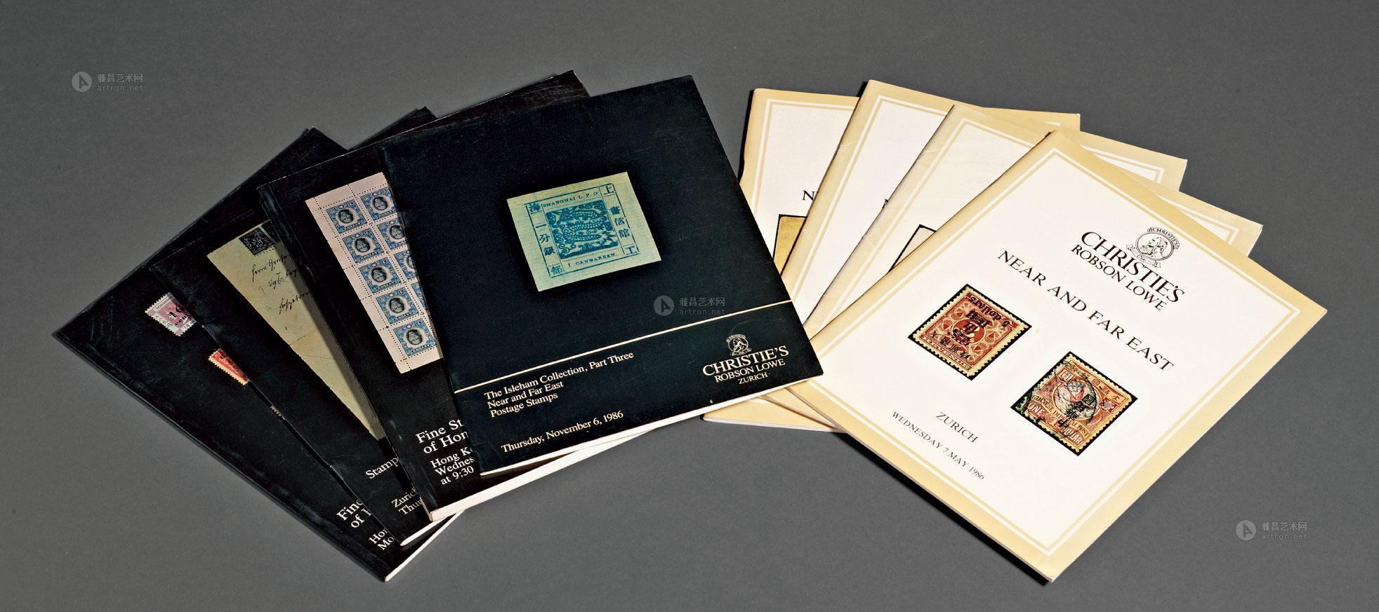 4278 l 1984-1992年佳士得robson lowe,swire公司邮品拍卖目录八册
