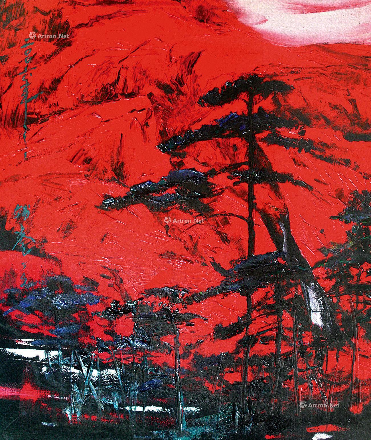 0237 2006年作 红山松 布面油画