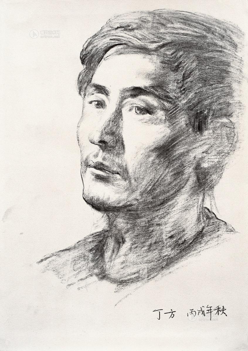 1759 2006年作 自画像 纸本 素描