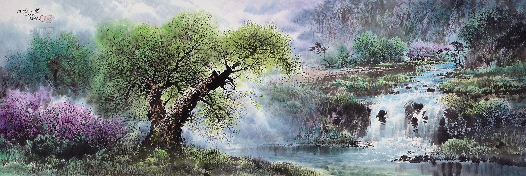 0163 2013年作 故乡的春天 布面油画