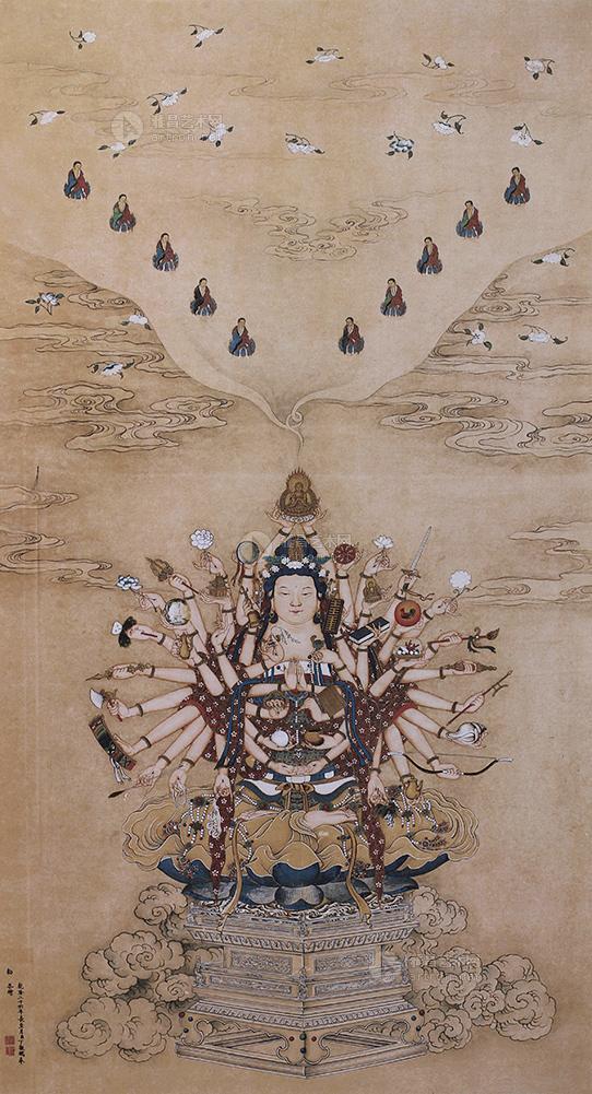 【丁观鹏 千手观音】拍卖品_图片_价格_鉴赏_绘画_雅昌艺术品拍卖网