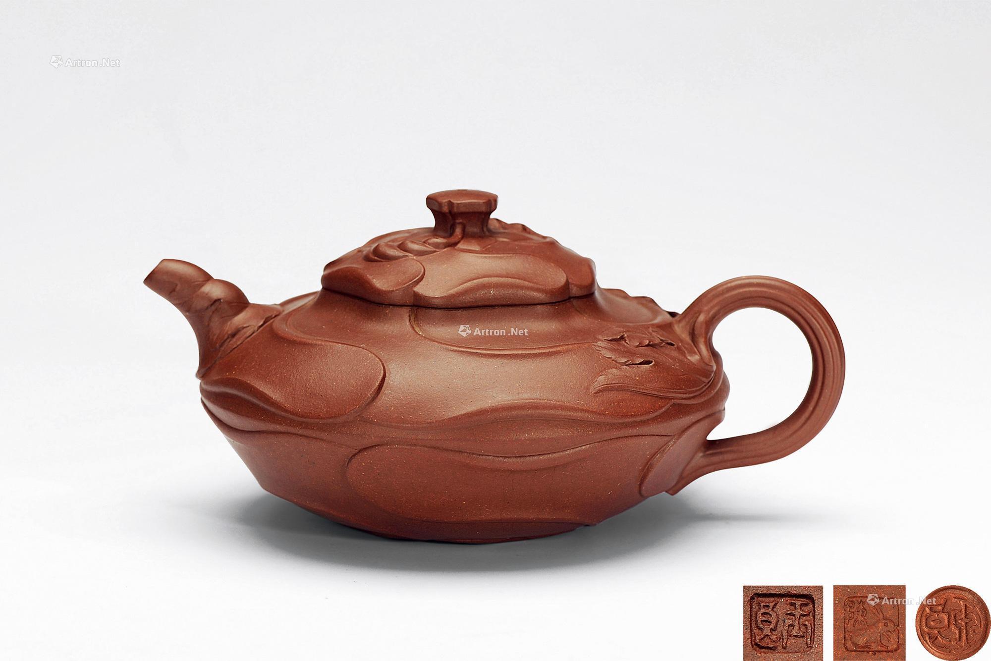 【陈玉良·风卷葵】拍卖品_图片_价格_鉴赏_紫砂_雅昌艺术品拍卖网