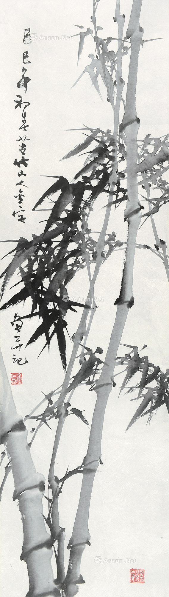 林金定(1943～1991) 尺寸 143×40cm 作品分类 中国书画