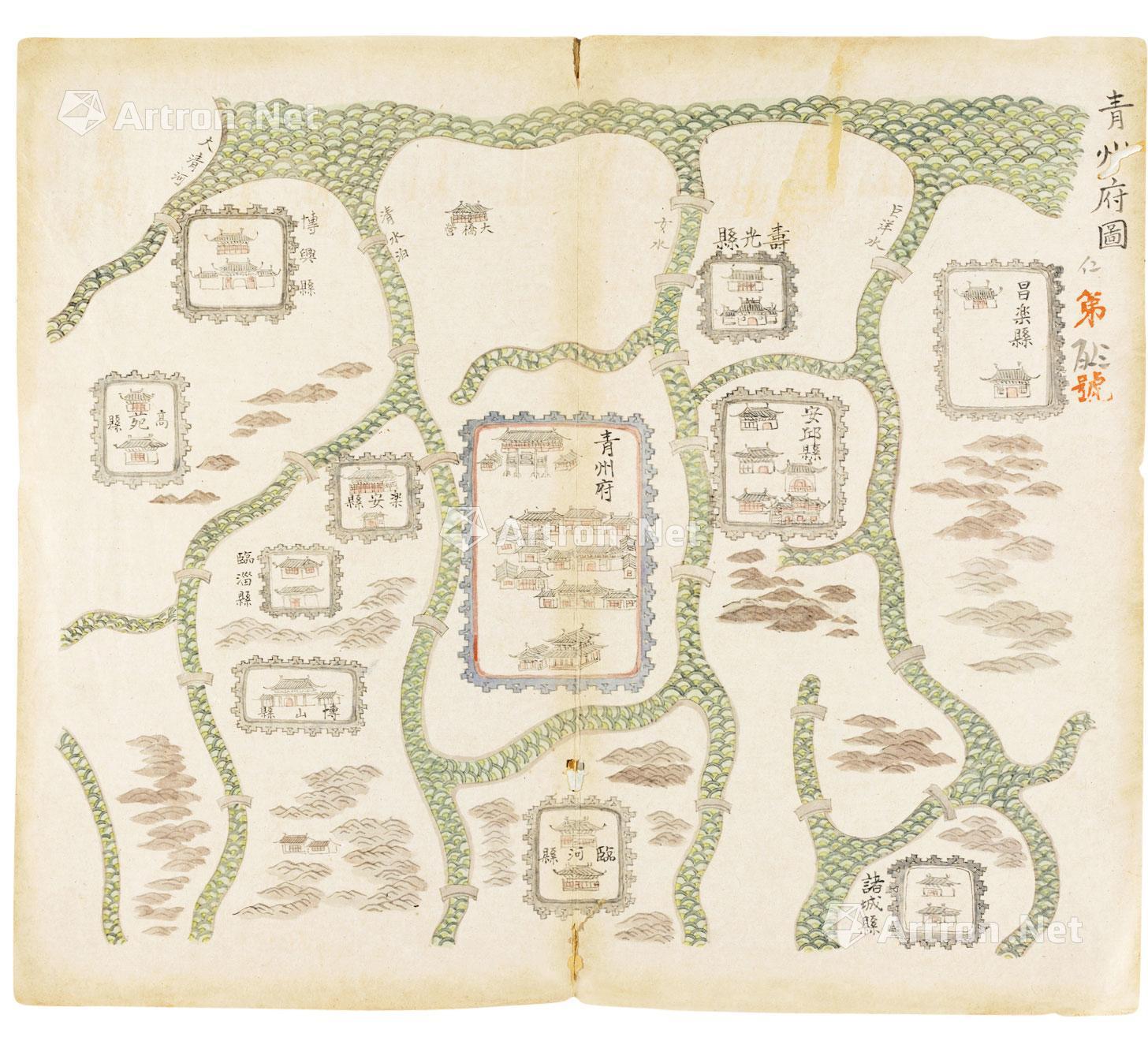 1584青州莱州府地图