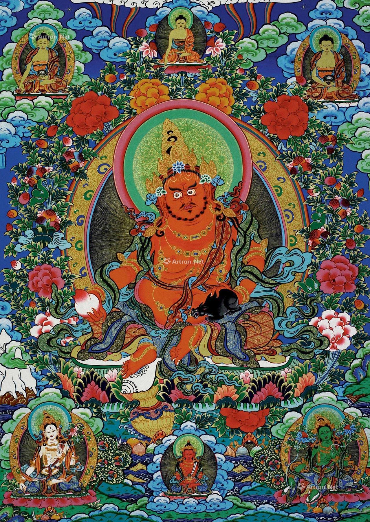 【黄财神】拍卖品_图片_价格_鉴赏_唐卡_雅昌艺术品拍卖网