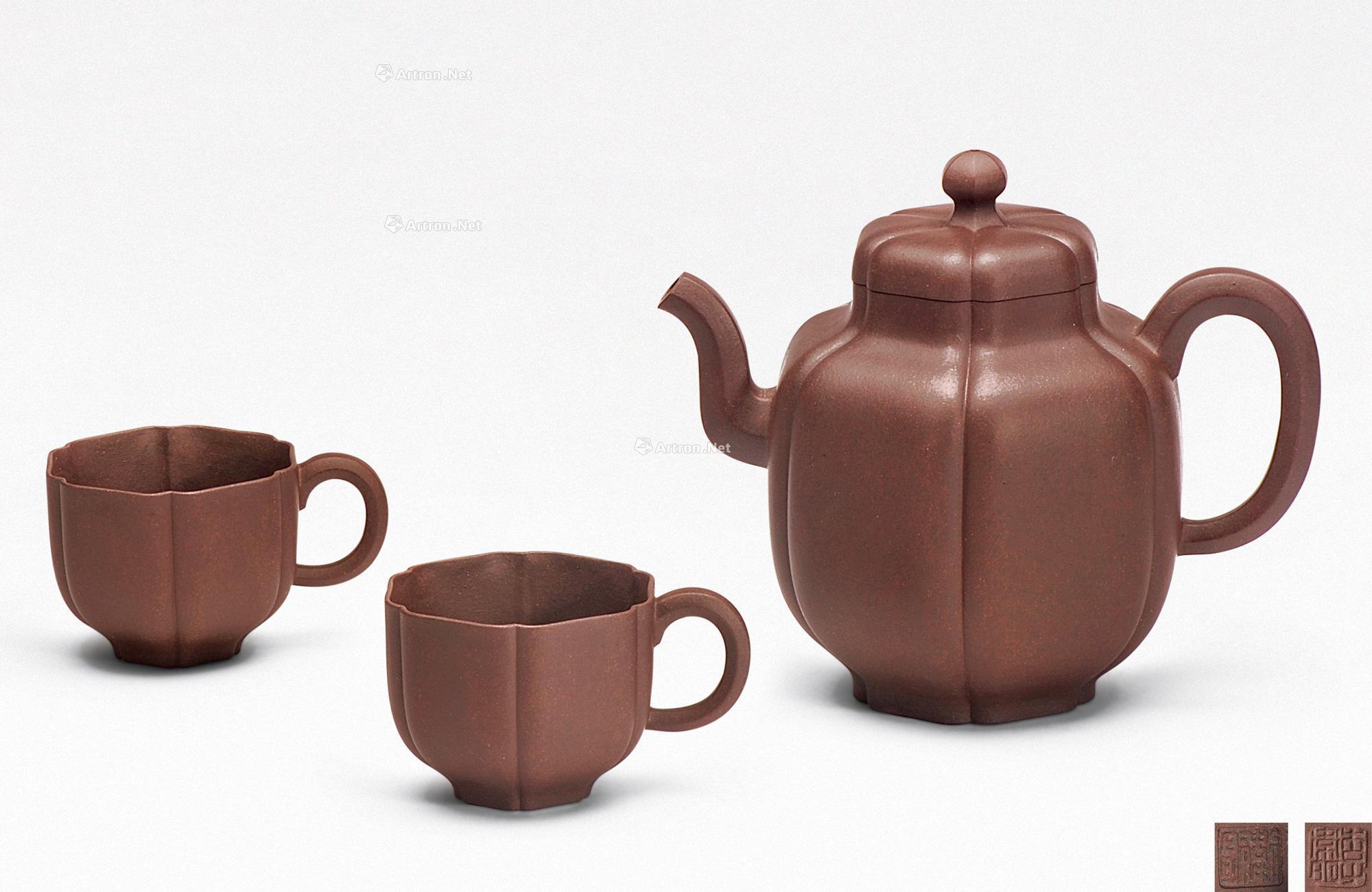【李卫明·菱方茶具】拍卖品_图片_价格_鉴赏_紫砂_雅昌艺术品拍卖网