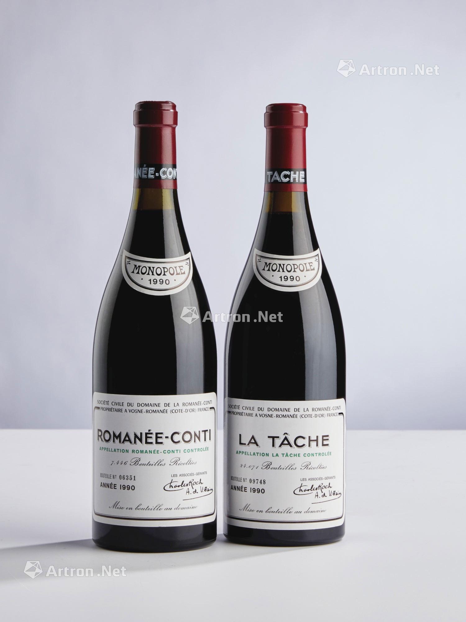 6622 la tache 1990 domaine de la romanee-conti