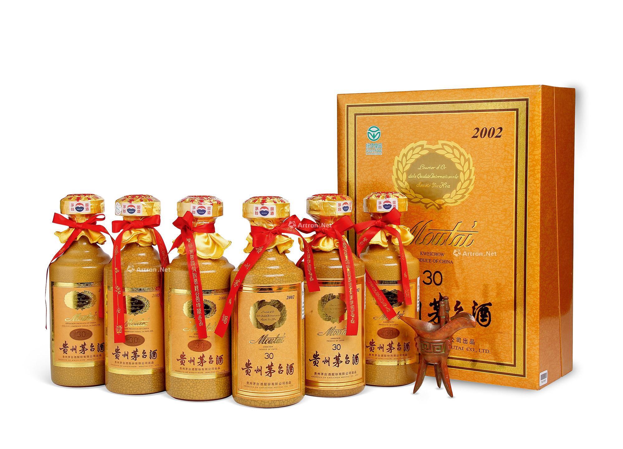 【2002-2006年贵州茅台30年陈酿(40年)】拍卖品_图片_价格_鉴赏_工艺