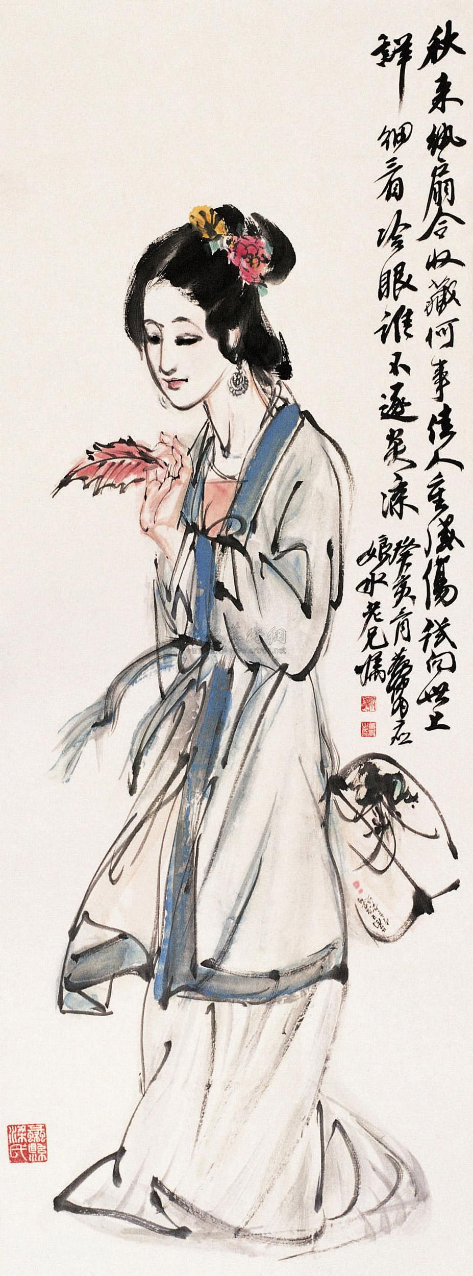 356 近现代 仕女 轴