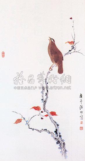 157 近现代 画眉鸟 镜心