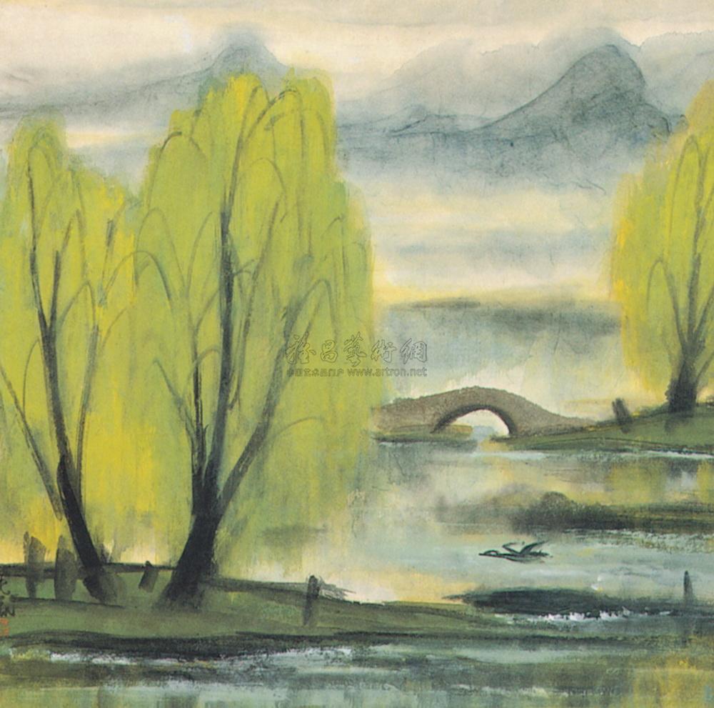 【近现代 春景 镜心】拍卖品_图片_价格_鉴赏_绘画_雅昌艺术品拍卖网