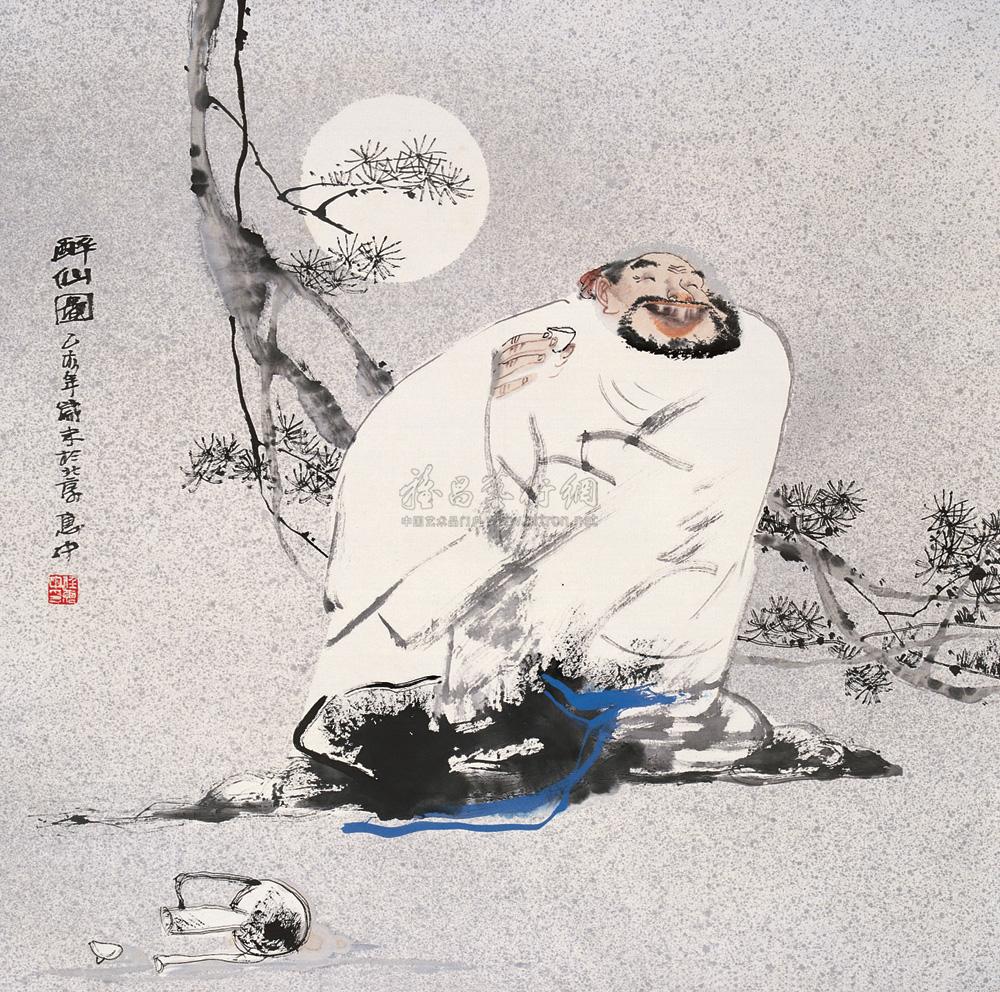 0632 酒仙图 镜心 纸本