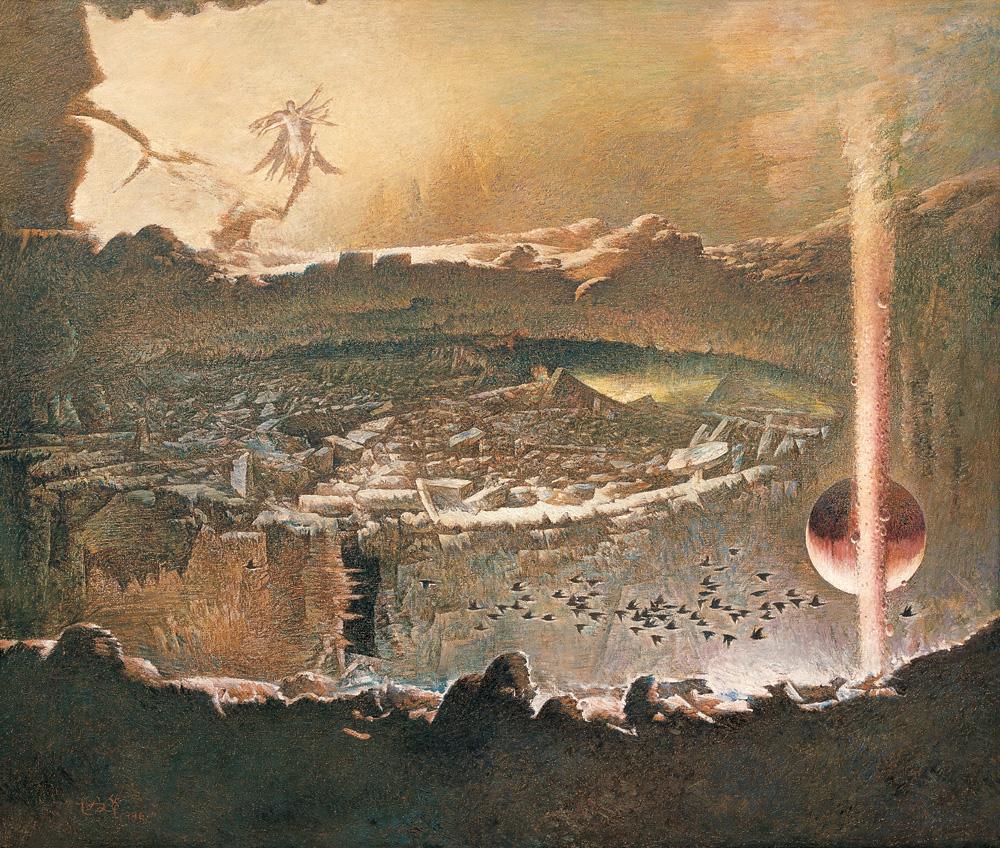 1266 生命之光 布面 油画