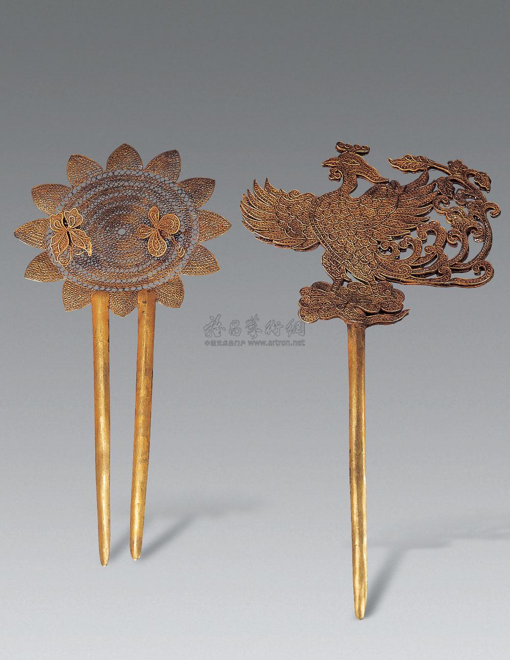 0834清金钗金簪