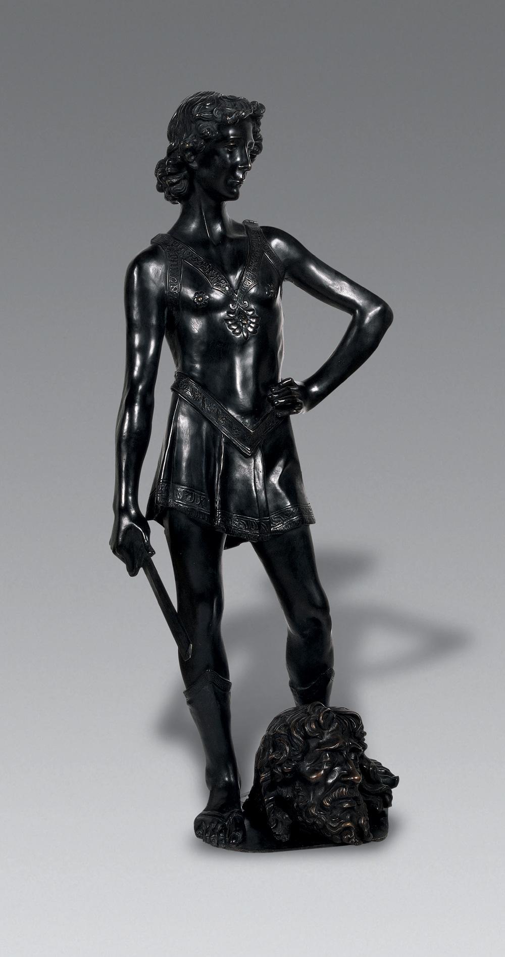 0309 十五世纪 大卫 青铜雕塑
