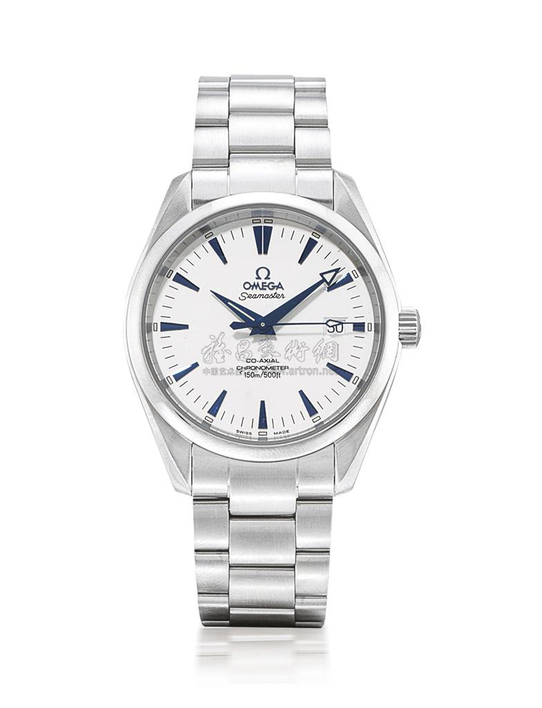 计时,自动链带腕表,型号seamaster aqua terra co-axial chronometer